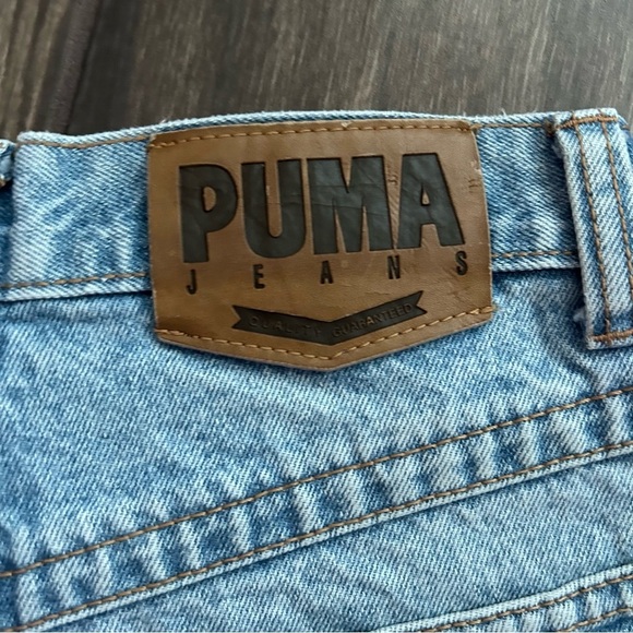 VTG Puma Light Wash Mom Jeans Sz 27 - Picture 6 of 10